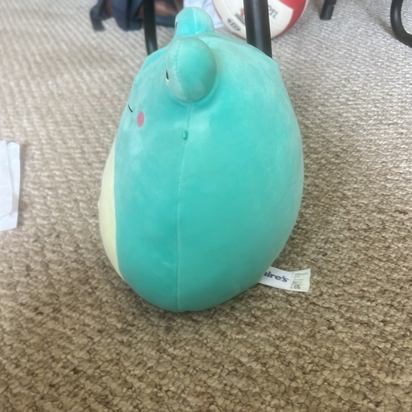 Claire’s squishmallow turquoise green frog - Picture 2 of 3
